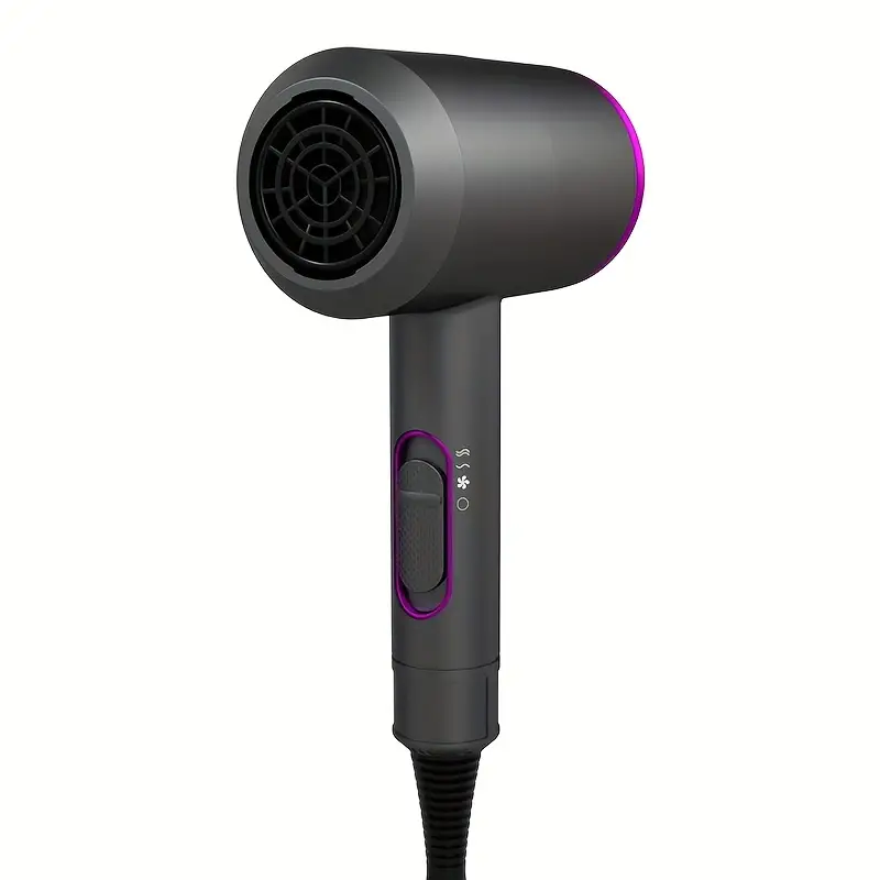 1800W Professional Hair Dryer With Diffuser Ionic Conditioning - Powerful, Fast Hairdryer Blow Dryer, AC Motor Heat Hot And Cold Wind Constant Temperature Hair Care Without Damaging Hair
